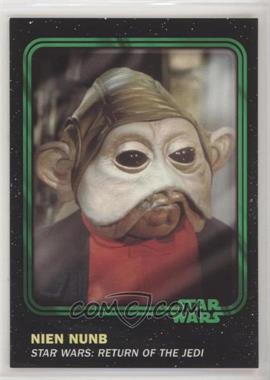 2016 Topps Star Wars Card Trader Physical Cards - [Base] - Green #15 - Nien Nunb /99