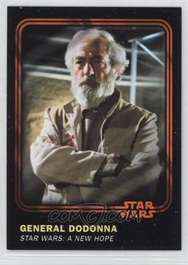 2016 Topps Star Wars Card Trader Physical Cards - [Base] - Orange #35 - General Dodonna /50