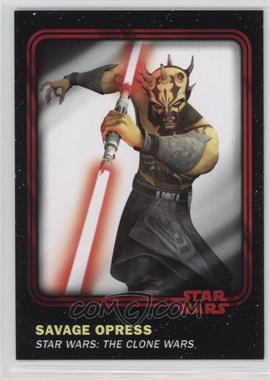 2016 Topps Star Wars Card Trader Physical Cards - [Base] - Red #95 - Savage Opress