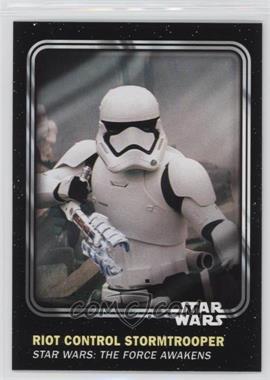 2016 Topps Star Wars Card Trader Physical Cards - [Base] #58 - Riot Control Stormtrooper