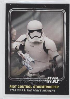 2016 Topps Star Wars Card Trader Physical Cards - [Base] #58 - Riot Control Stormtrooper