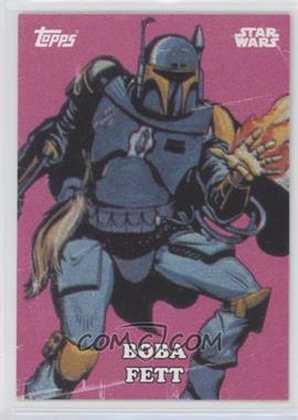 2016 Topps Star Wars Card Trader Physical Cards - Classic Art #CA-7 - Boba Fett