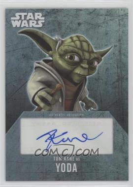 2016 Topps Star Wars Evolution - Autographs #_TOKA - Tom Kane as Yoda