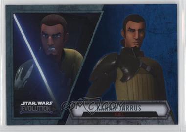 2016 Topps Star Wars Evolution - [Base] - Blue Lightsaber #100 - Kanan Jarrus - Rebel