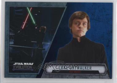 2016 Topps Star Wars Evolution - [Base] - Blue Lightsaber #32 - Luke Skywalker - Jedi Knight