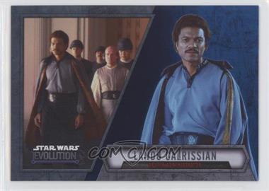 2016 Topps Star Wars Evolution - [Base] - Blue Lightsaber #63 - Lando Calrissian - Bespin Administrator