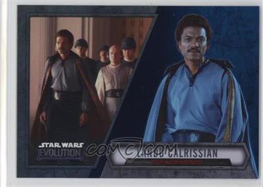 2016 Topps Star Wars Evolution - [Base] - Blue Lightsaber #63 - Lando Calrissian - Bespin Administrator