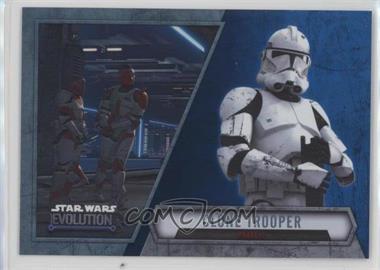 2016 Topps Star Wars Evolution - [Base] - Blue Lightsaber #68 - Clone Trooper - Phase II