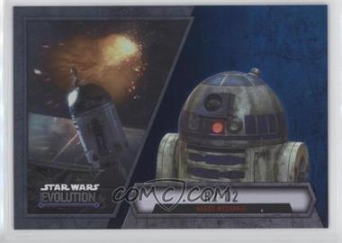 2016 Topps Star Wars Evolution - [Base] - Blue Lightsaber #75 - R2-D2 - Naboo Mechanic