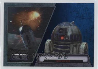 2016 Topps Star Wars Evolution - [Base] - Blue Lightsaber #75 - R2-D2 - Naboo Mechanic