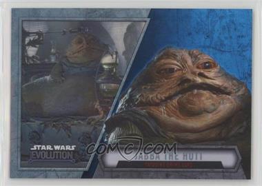 2016 Topps Star Wars Evolution - [Base] - Blue Lightsaber #83 - Jabba The Hutt - Tatooine Crime Lord