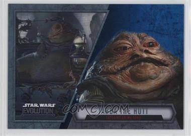 2016 Topps Star Wars Evolution - [Base] - Blue Lightsaber #83 - Jabba The Hutt - Tatooine Crime Lord