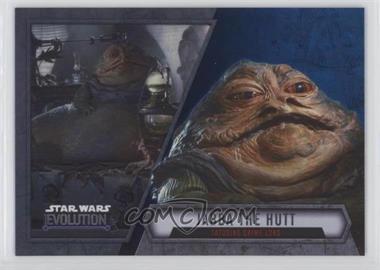 2016 Topps Star Wars Evolution - [Base] - Blue Lightsaber #83 - Jabba The Hutt - Tatooine Crime Lord