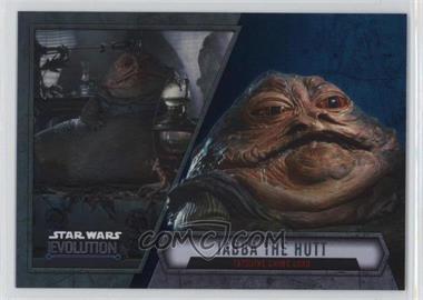 2016 Topps Star Wars Evolution - [Base] - Blue Lightsaber #83 - Jabba The Hutt - Tatooine Crime Lord