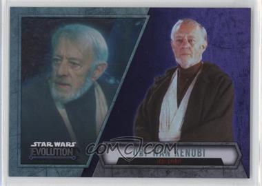 2016 Topps Star Wars Evolution - [Base] - Purple Lightsaber #22 - Obi-Wan Kenobi - Jedi Spirit