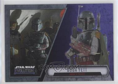 2016 Topps Star Wars Evolution - [Base] - Purple Lightsaber #54 - Boba Fett - Jabba's Palace