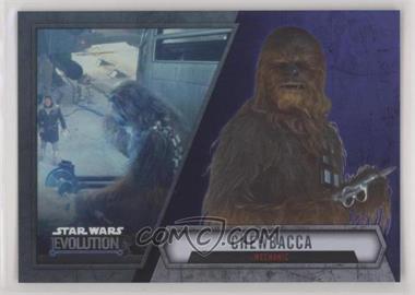 2016 Topps Star Wars Evolution - [Base] - Purple Lightsaber #57 - Chewbacca - Mechanic