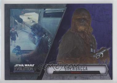 2016 Topps Star Wars Evolution - [Base] - Purple Lightsaber #57 - Chewbacca - Mechanic