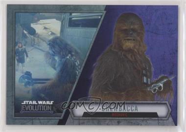 2016 Topps Star Wars Evolution - [Base] - Purple Lightsaber #57 - Chewbacca - Mechanic