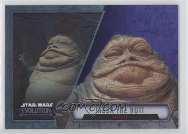 2016 Topps Star Wars Evolution - [Base] - Purple Lightsaber #82 - Jabba The Hutt - Gangster