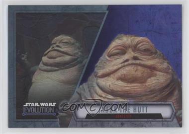 2016 Topps Star Wars Evolution - [Base] - Purple Lightsaber #82 - Jabba The Hutt - Gangster