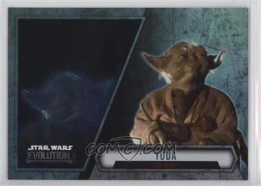 2016 Topps Star Wars Evolution - [Base] #27 - Yoda - Jedi Spirit