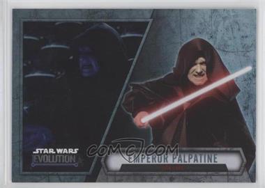 2016 Topps Star Wars Evolution - [Base] #49 - Emperor Palpatine - Sith Lord