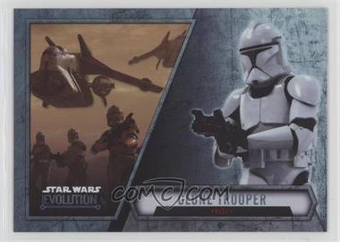 2016 Topps Star Wars Evolution - [Base] #67 - Clone Trooper - Phase 1