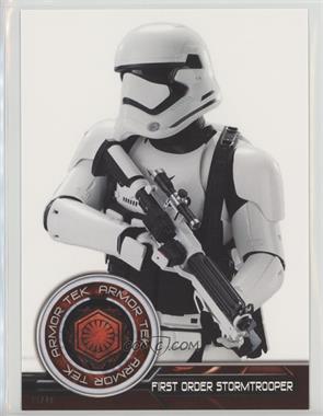 2016 Topps Star Wars High Tek - Armor Tek - Topps Online Exclusive 5 x 7 Jumbo #AT-7 - First Order Stormtrooper /49