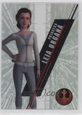 2016 Topps Star Wars High Tek - [Base] - Pattern 3 Second Death Star Reactor #SW-54 - Form 1 - Princess Leia Organa