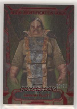 2016 Topps Star Wars Masterwork - Alien Identification Guide - Wood #AI-10 - Unkar Plutt /50