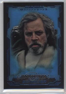 2016 Topps Star Wars Masterwork - [Base] - Blue Metallic #64 - Luke Skywalker