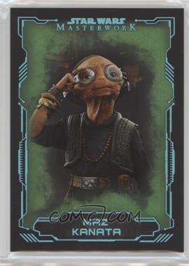 2016 Topps Star Wars Masterwork - [Base] - Green Metallic #50 - Maz Kanata /50