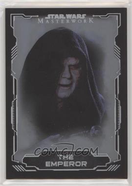 2016 Topps Star Wars Masterwork - [Base] - Silver Metallic #7 - The Emperor /99 [EX to NM]