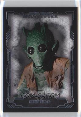 2016 Topps Star Wars Masterwork - [Base] #24 - Greedo