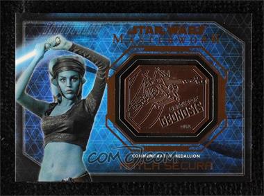 2016 Topps Star Wars Masterwork - Medallion Relics #_AASE - Attack of the Clones - Aayla Secura