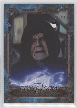 2016 Topps Star Wars Masterwork - Show of Force - Canvas #SF-8 - Emperor Palpatine /99