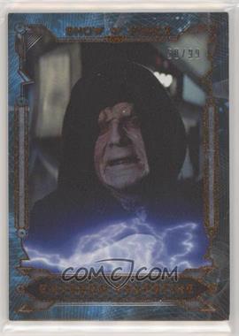 2016 Topps Star Wars Masterwork - Show of Force - Canvas #SF-8 - Emperor Palpatine /99