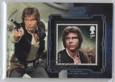 2016 Topps Star Wars Masterwork - Stamp Cards #_HASO - Han Solo /249