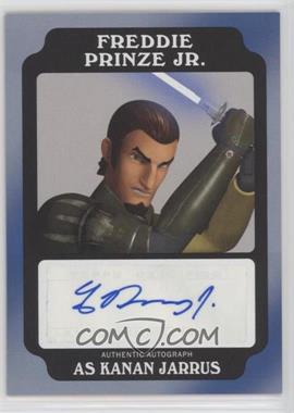 2016 Topps Star Wars: Rogue One: Mission Briefing - Autographs - Death Star #A-FP - Freddie Prinze Jr. As Kanan Jarrus /50