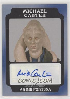 2016 Topps Star Wars: Rogue One: Mission Briefing - Autographs - Death Star #A-MC - Michael Carter as Bib Fortuna /50