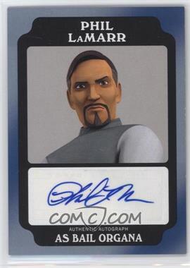 2016 Topps Star Wars: Rogue One: Mission Briefing - Autographs - Death Star #A-PL - Phil LaMarr as Bail Organa /50