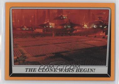 2016 Topps Star Wars: Rogue One: Mission Briefing - [Base] - Gold #8 - The Clone Wars Begin! /50