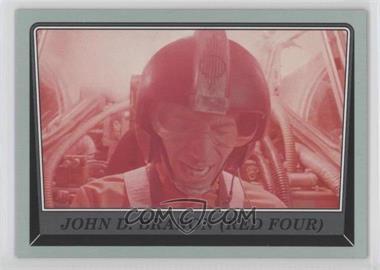 2016 Topps Star Wars: Rogue One: Mission Briefing - [Base] - Gray #90 - John D. Branon (Red Four) /100