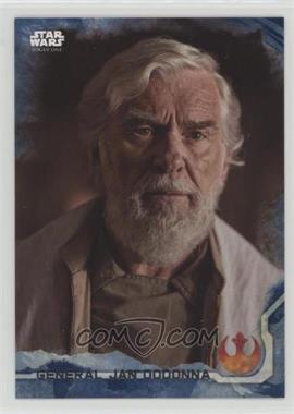 2016 Topps Star Wars: Rogue One Series 1 - [Base] - Blue Squad #17 - General Jan Dodonna
