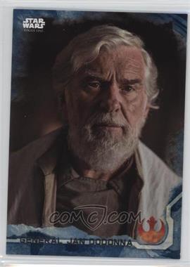 2016 Topps Star Wars: Rogue One Series 1 - [Base] - Blue Squad #17 - General Jan Dodonna