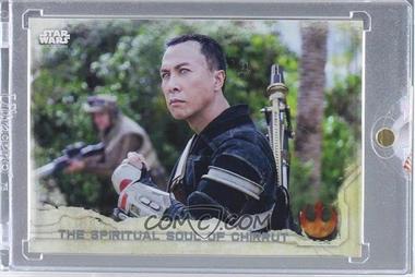 2016 Topps Star Wars: Rogue One Series 1 - [Base] - Topps Vault Blank Back #30 - The Spiritual Soul of Chirrut /1 [Uncirculated]