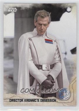 2016 Topps Star Wars: Rogue One Series 1 - [Base] #83 - Director Krennic's Obsession