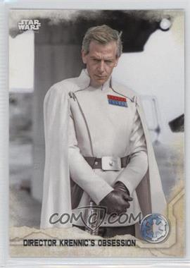 2016 Topps Star Wars: Rogue One Series 1 - [Base] #83 - Director Krennic's Obsession