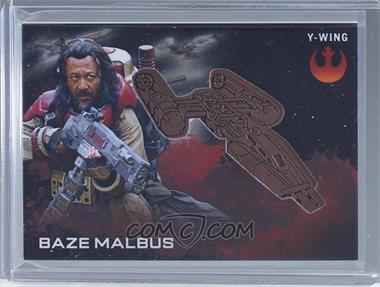 2016 Topps Star Wars: Rogue One Series 1 - Commemorative Medallion #_BAMA - Baze Malbus